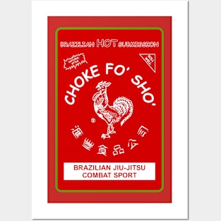 BJJ Siracha Cock Choke Posters and Art